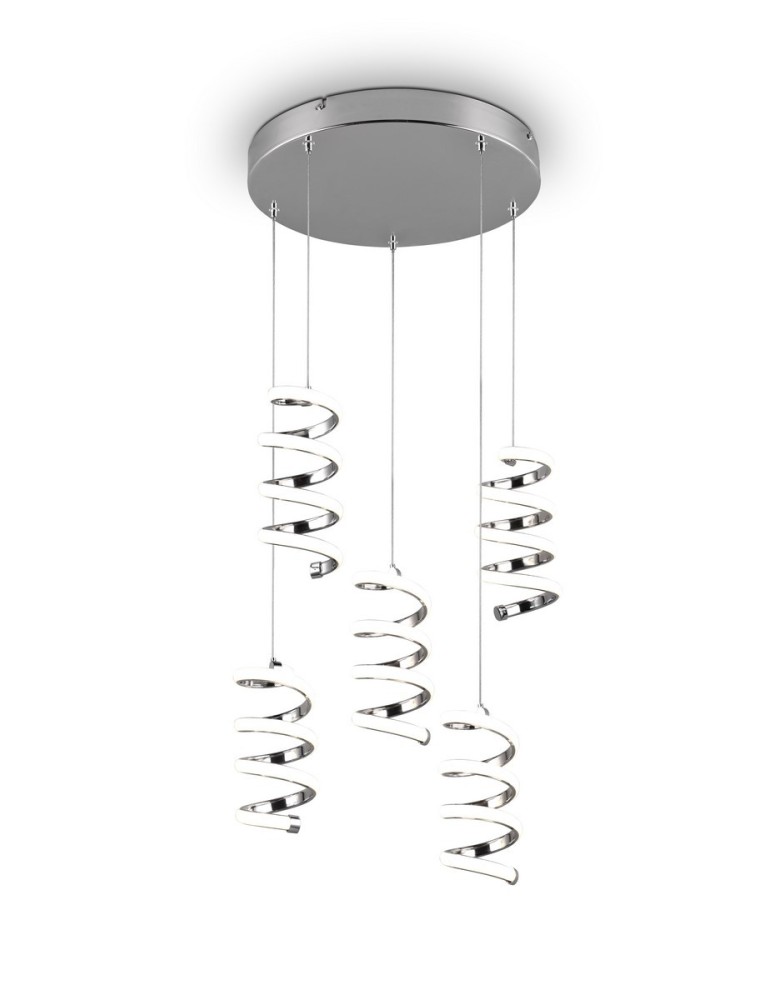 Lampy wiszące - RL LAOLA Wisząca Nowoczesna 5xLED max 8W 4000K Chrom R34185306 - produkt kolory-swiatla.pl 1