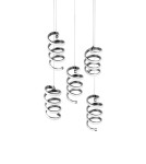 Lampy wiszące - RL LAOLA Wisząca Nowoczesna 5xLED max 8W 4000K Chrom R34185306 - product 5