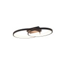Lampy sufitowe LED - RL MALAGA Sufitowa Nowoczesna 1xLED max 25W 3000K Czarny, Biały R64482134 - product 1