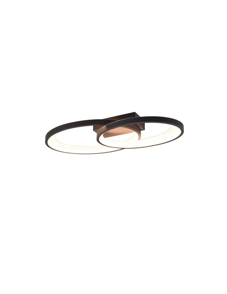 RL MALAGA Sufitowa Nowoczesna 1xLED max 25W 3000K Czarny, Biały R64482134