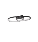 Lampy sufitowe LED - RL MALAGA Sufitowa Nowoczesna 1xLED max 25W 3000K Czarny, Biały R64482134 - product 3