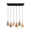 Lampy wiszące na listwie - Trio AGUDO Wisząca Nowoczesna 6xE27 max 40W Multikolor 319400617 - produkt 2