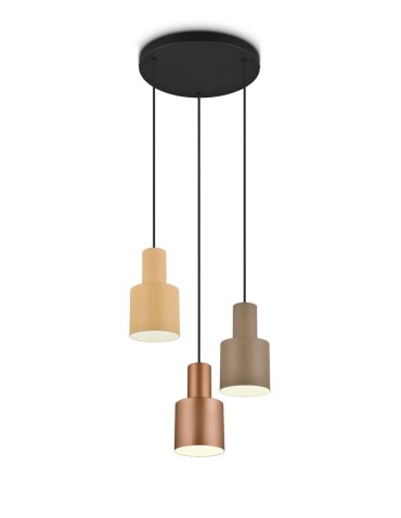 Trio AGUDO Wisząca Nowoczesna 3xE27 max 40W Multikolor 319430317
