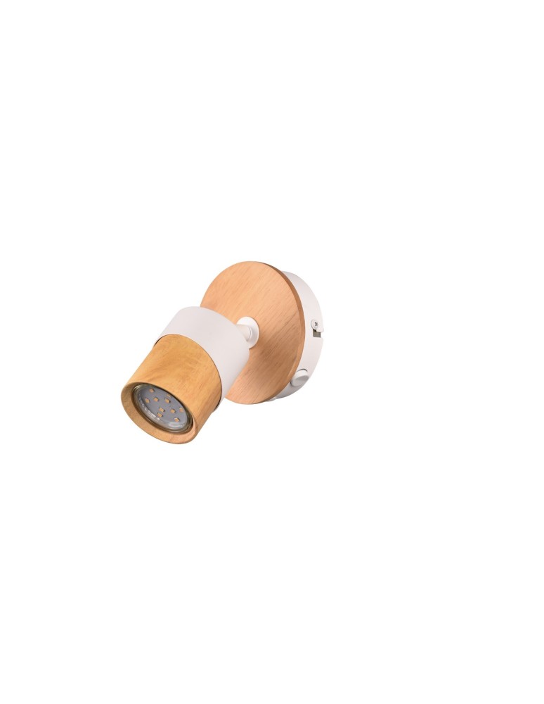Reflektory ścienne - Trio ARUNI Reflektor Sufitowy 1xGU10 max 10W Kolor Drewna 801170131 - product kolory-swiatla.pl 4