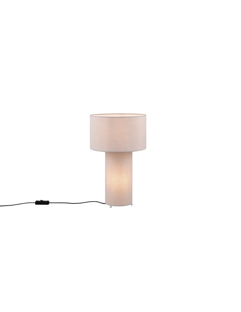 Lampki nocne - Trio BALE Stołowa 2xE27 max 10W Szary 505200177 - produkt kolory-swiatla.pl 1