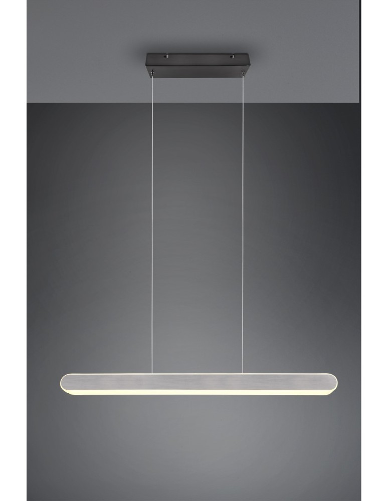 Trio HELIOS Wisząca Nowoczesna 1xLED max 48W 2700-6500K Aluminium Szczotkowane 343310305