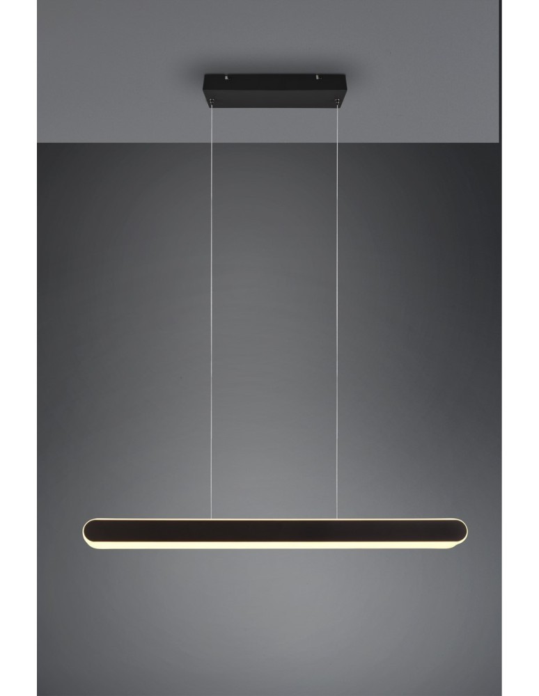 Trio HELIOS Wisząca Nowoczesna 1xLED max 48W 2700-6500K Czarny Mat 343310332