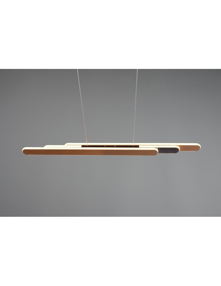 Trio HELIOS Wisząca Nowoczesna 1xLED max 48W 2700-6500K Kawowy 343310365