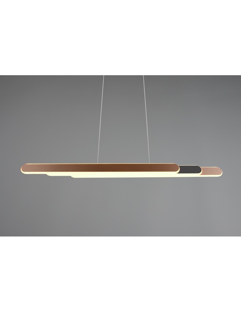 Trio HELIOS Wisząca Nowoczesna 1xLED max 48W 2700-6500K Kawowy 343310365
