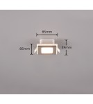 Lampy podtynkowe hermetyczne - Trio NIMBUS Sufitowa Łazienkowa 1xLED max 5W 3000K Chrom 653410106 - product 10