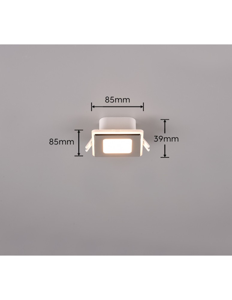 Trio NIMBUS Sufitowa Łazienkowa 1xLED max 5W 3000K Chrom 653410106