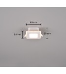 Lampy podtynkowe hermetyczne - Trio NIMBUS Sufitowa Łazienkowa 1xLED max 5W 3000K Biały Mat 653410131 - produkt 10