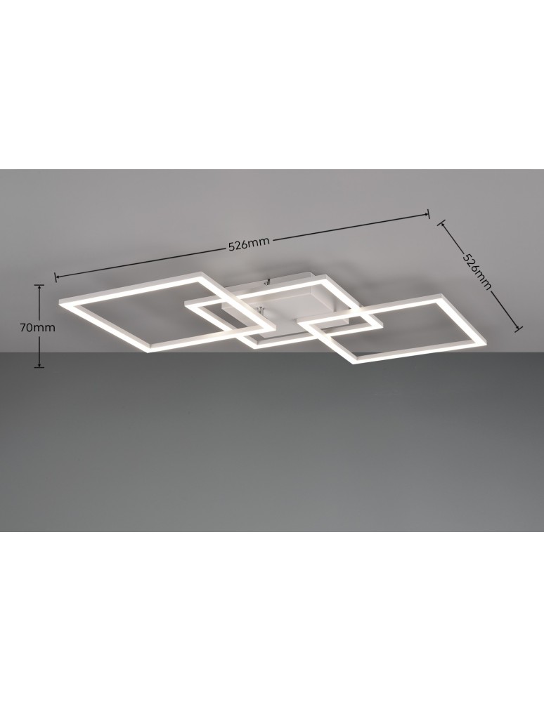 RL TRAIL Sufitowa Nowoczesna 1xLED max 31W 4000K Biały Mat R64493131