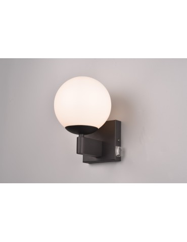 Trio KULA Ścienna Łazienkowa 1xE14 max 10W Czarny Mat 284270132 - produkt 2
