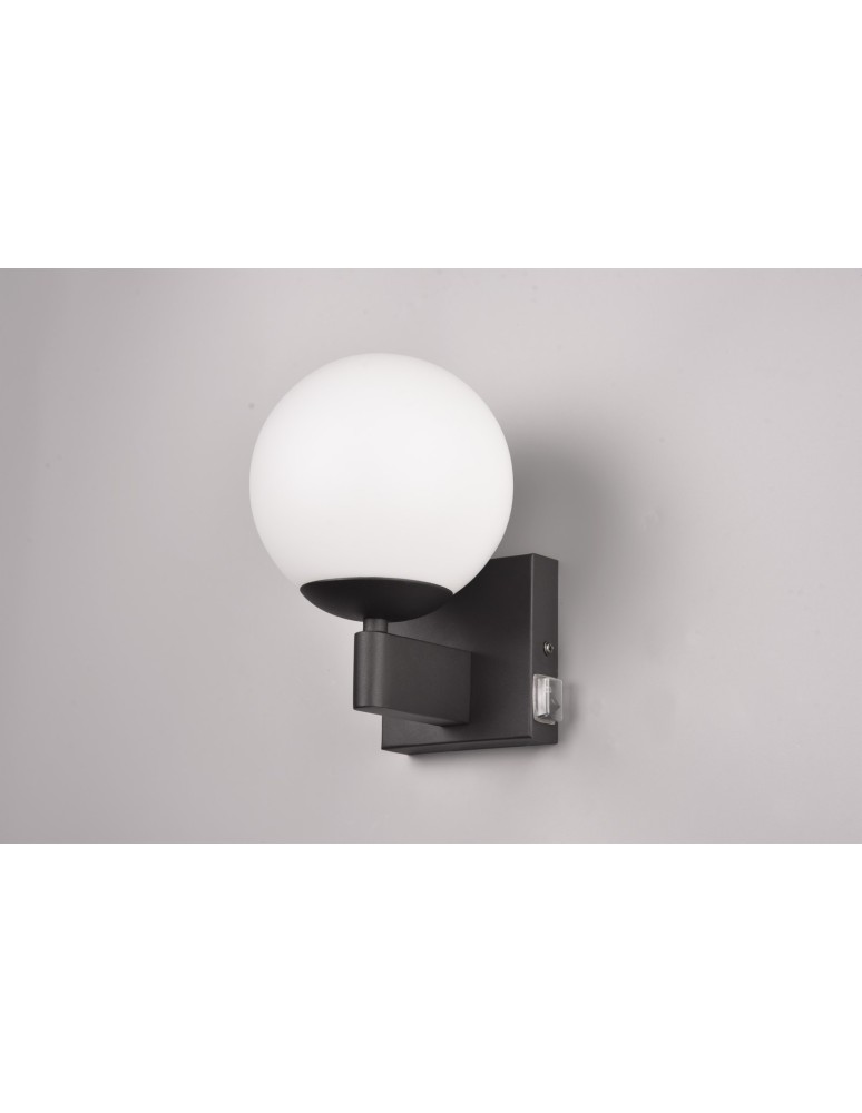 Trio KULA Ścienna Łazienkowa 1xE14 max 10W Czarny Mat 284270132