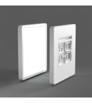 Lampy wiszące LED - Italux Bastia Wisząca Biały 1xLED 45W 2800K+4000K+6000K PND-83625-450S-45W-WH - product 2