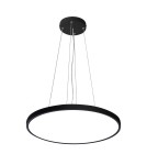 Lampy wiszące LED - Italux Calvi Plafon Czarny 1xLED 32W 2800K+4000K+6000K PND-35263-400R-32W-BL - product 1