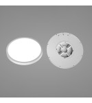 Lampy wiszące LED - Italux Calvi Plafon Biały 1xLED 32W 2800K+4000K+6000K PND-35263-400R-32W-WH - product 2