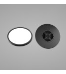 Lampy wiszące LED - Italux Calvi Plafon Czarny 1xLED 36W 2800K+4000K+6000K PND-35263-480R-36W-BL - product 2