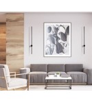 Kinkiety designerskie - Italux Vinto Kinkiet Czarny piaskowany 1xLED 9W 3000K WL-73526-80-BL - product 2