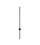 Kinkiety designerskie - Italux Vinto Kinkiet Czarny piaskowany 1xLED 9W 3000K WL-73526-80-BL - product 3