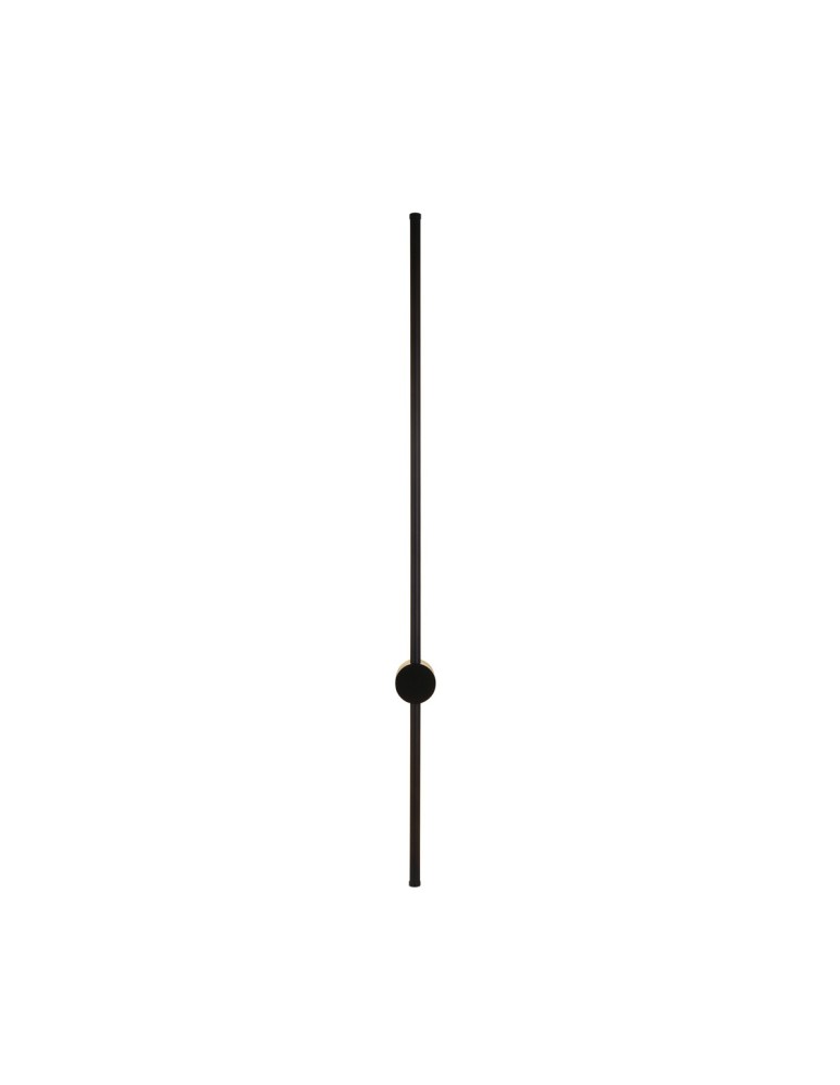 Kinkiety designerskie - Italux Vinto Kinkiet Czarny piaskowany 1xLED 9W 3000K WL-73526-80-BL - product kolory-swiatla.pl 3