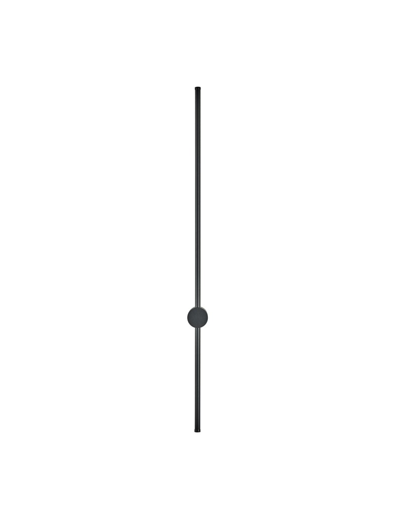 Kinkiety designerskie - Italux Vinto Kinkiet Czarny piaskowany 1xLED 10W 3000K WL-73526-90-BL - product kolory-swiatla.pl 2
