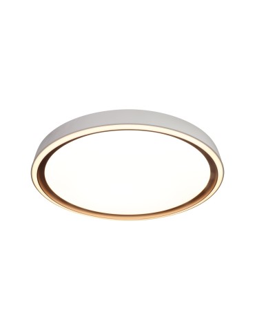 Italux Rende Plafon Złoty, biały IP44 1xLED 47W 3000K+4000K+6000K PLF-63728-3K4K6K-GD-WH-SL