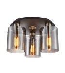 Lampy sufitowe 3 punktowe - Italux Sardo Reflektor/Spot Nikiel satynowany 3xE27 40W SPL-5581-3SC-SC-SG - product 1