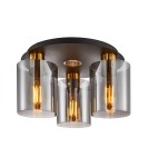 Lampy sufitowe 3 punktowe - Italux Sardo Reflektor/Spot Mosiężny 3xE27 40W SPL-5581-3SC-BRO-SG - product 1