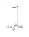 Italux Mirellio Wisząca Mosiądz miodowy 6xG9 5W PND-66463-6-HB
