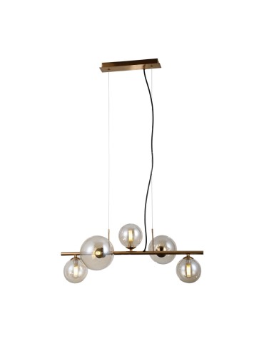 Italux Canello Wisząca Mosiądz miodowy 5xG9 5W PND-406007-5-HBR