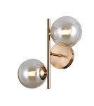 Kinkiety kule - Italux Erimida Kinkiet Mosiądz miodowy 2xG9 5W WL-2244-2-HBR - product 1