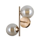 Kinkiety kule - Italux Erimida Kinkiet Mosiądz miodowy 2xG9 5W WL-2244-2-HBR - product 2