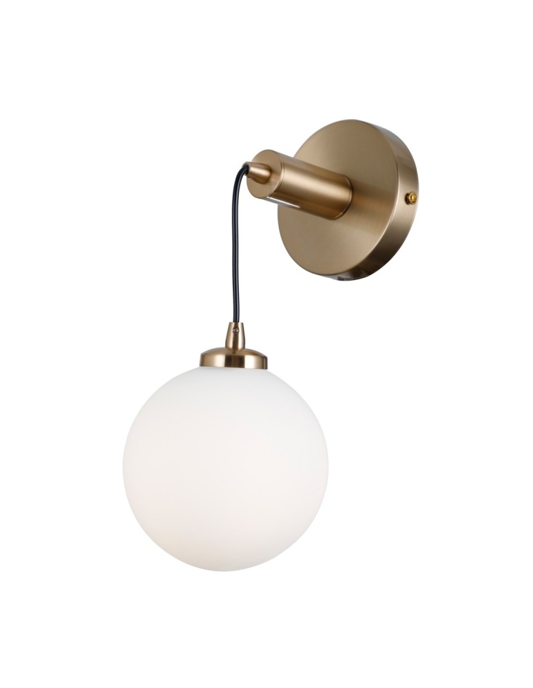 Italux Perlos Kinkiet Mosiądz miodowy 1xG9 5W WL-54456-1-HB
