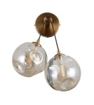 Kinkiety kule - Italux Perlos Kinkiet Mosiądz miodowy 2xG9 5W WL-54456-2-HB - product 2