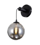 Kinkiety kule - Italux Perlos Kinkiet Czarny mat 1xG9 5W WL-54456-1A-BK-SMG - product 1
