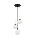 Lampy wiszące potrójne - Italux Deore Wisząca Czarny 3xE27 40W PND-5578-3S-BK - product 2
