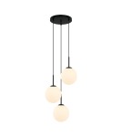 Lampy wiszące potrójne - Italux Deore Wisząca Czarny 3xE27 40W PND-5578-3S-BK - product 1