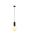 Italux Aldeva Wisząca Czarny 1xE27 40W PND-02340-1M-BK
