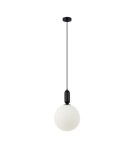 Lampy wiszące kule - Italux Aldeva Wisząca Czarny 1xE27 40W PND-02340-1L-BK - product 2
