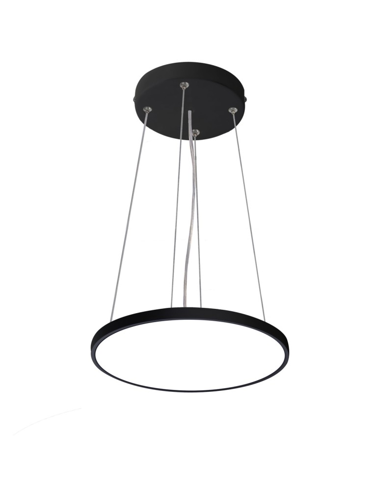 Italux Alata Wisząca Czarny 1xLED 18W 2800K+4000K+6000K PND-72836-230R-18W-BL