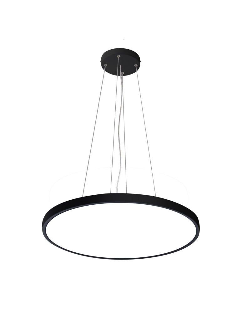 Italux Alata Wisząca Czarny 1xLED 36W 2800K+4000K+6000K PND-72836-480R-36W-BL