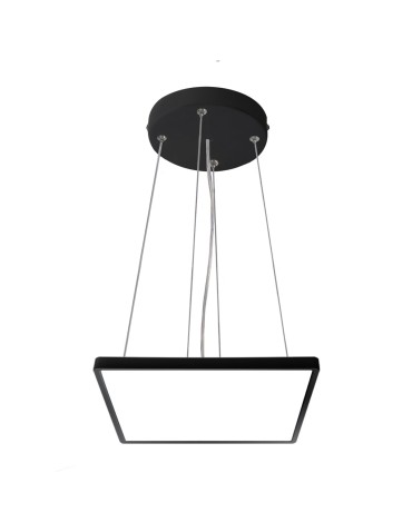 Italux Bastia Wisząca Czarny 1xLED 18W 2800K+4000K+6000K PND-83625-230S-18W-BL