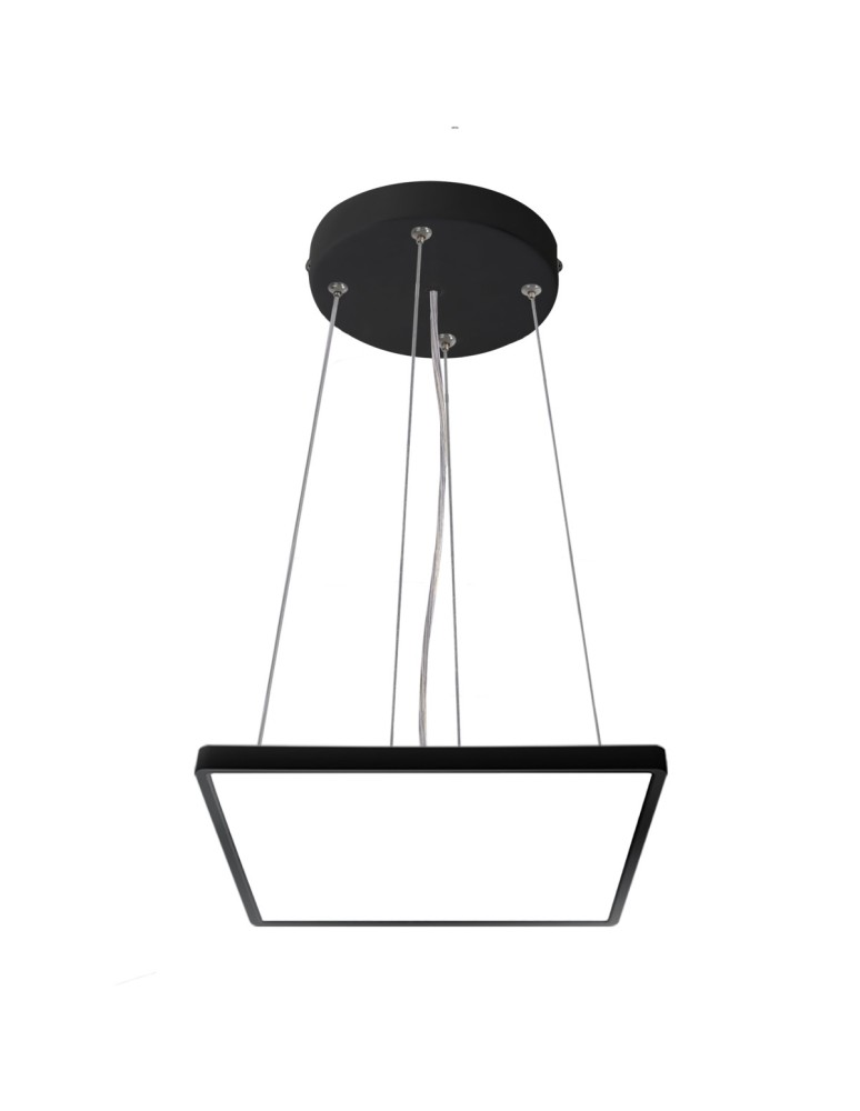 Italux Bastia Wisząca Czarny 1xLED 18W 2800K+4000K+6000K PND-83625-230S-18W-BL