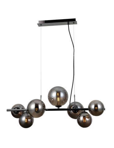 Italux Canello Wisząca Czarny chrom 7xG9 5W PND-406007-7A-BCR