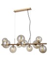 Italux Canello Wisząca Mosiądz miodowy 10xG9 5W PND-406007-10-HBR