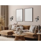 Kinkiety kule - Italux Canello Kinkiet Czarny chrom 3xG9 5W WL-406007-3A-BCR - product 3