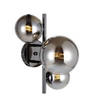 Kinkiety kule - Italux Canello Kinkiet Czarny chrom 3xG9 5W WL-406007-3A-BCR - product 1