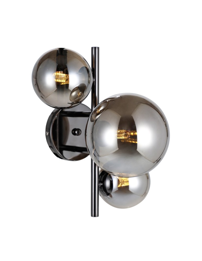 Italux Canello Kinkiet Czarny chrom 3xG9 5W WL-406007-3A-BCR
